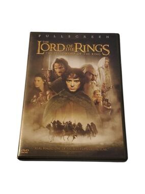 The Lord of the Rings dvd Fullscreen edition TWO dvds the fellowship of the ring